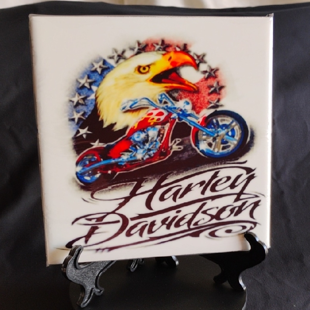 Hand Crafted Harley Davidson Art